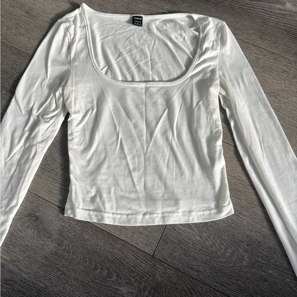 SHEIN White Long Sleeve